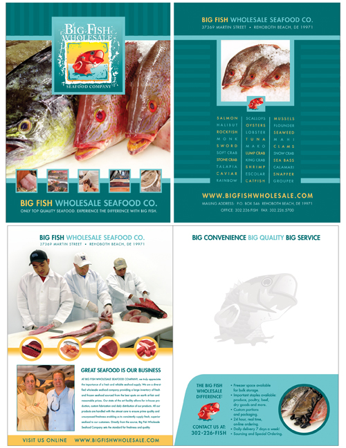 Big Fish Grill Wholesale Seafood Folder